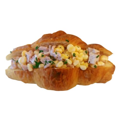 Bacon & Corn Croissandwich